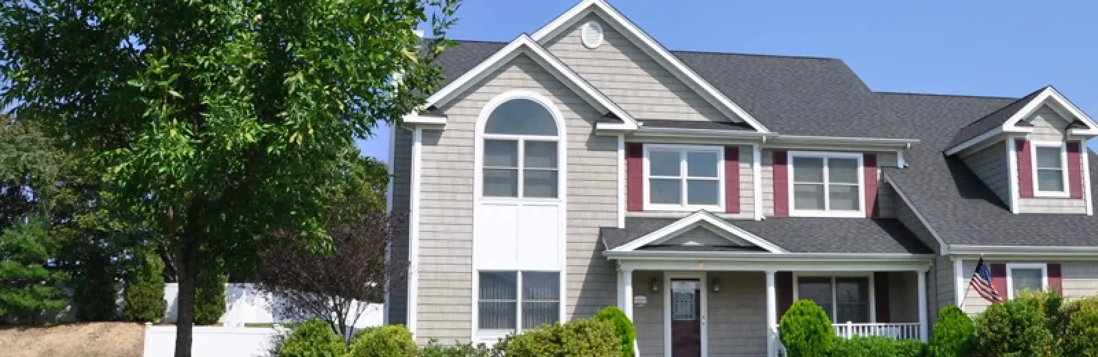 house with a nice green lawn